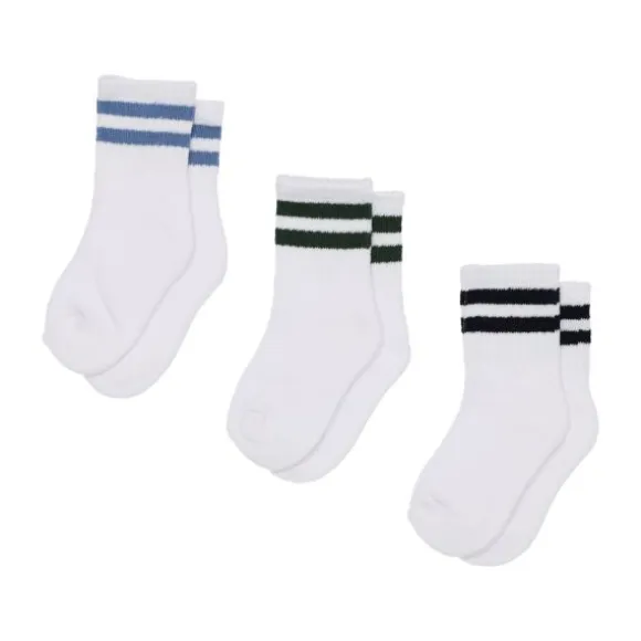 BD Collection Sportsokjes - 3 Stuks - 0-6mnd - Multi White