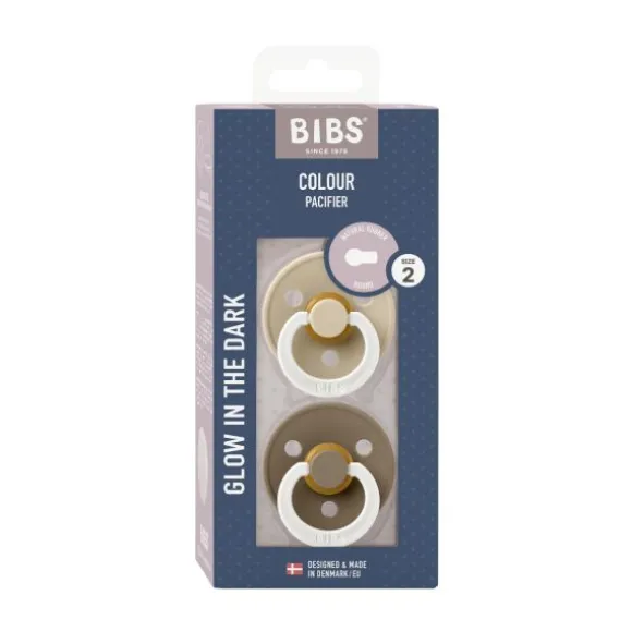 Bibs Colour Fopspeen - Size 1 - Petrol Glow/Deep Space Glow