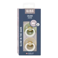 Bibs Colour Fopspeen - Size 1 - Petrol Glow/Deep Space Glow