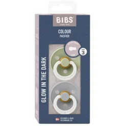 Bibs Colour Fopspeen - Size 1 - Petrol Glow/Deep Space Glow