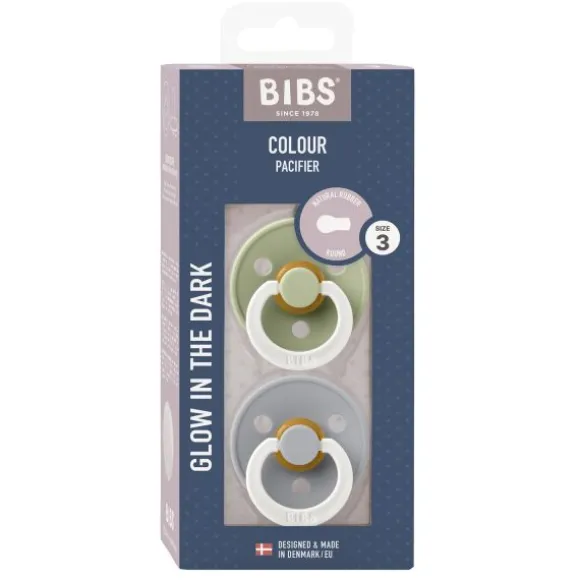 Bibs Colour Fopspeen - Size 1 - Petrol Glow/Deep Space Glow