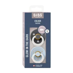 Bibs Colour Fopspeen - Size 1 - Petrol Glow/Deep Space Glow