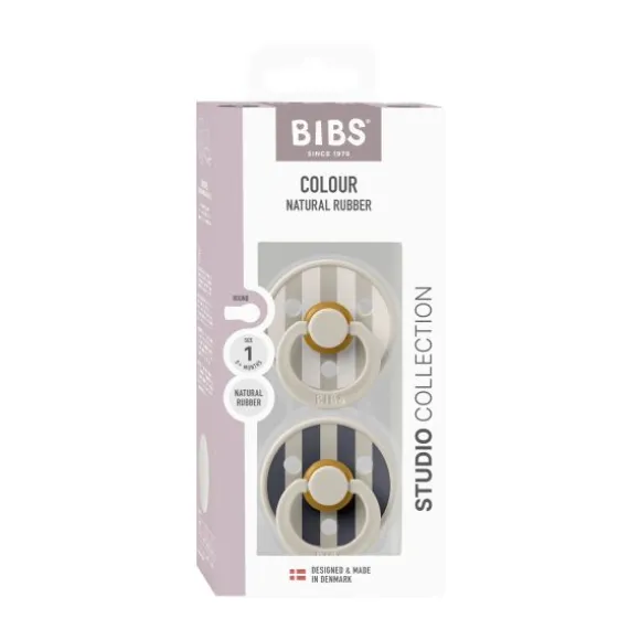 BIBS Colour Fopspenen - 2 Stuks - Size 1 - Mushroom/Breeze