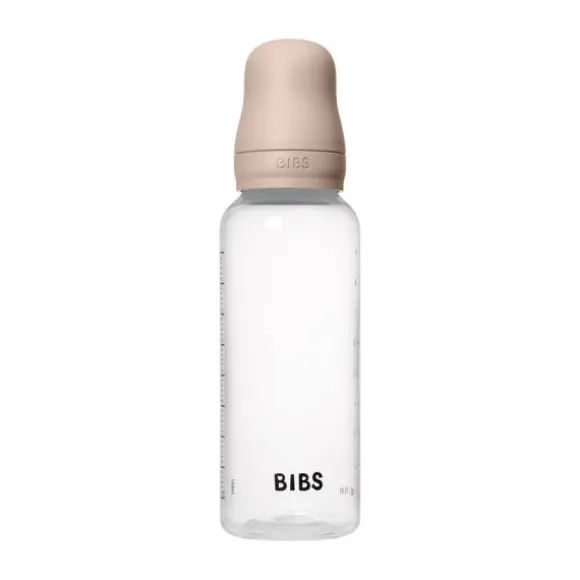 Bibs Fles - Medium Flow - 270 ml - Silicone - Blush - Ronde Speen