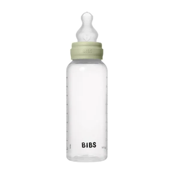 Bibs Fles - Medium Flow - 270 ml - Silicone - Blush - Ronde Speen