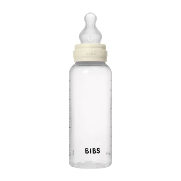 Bibs Fles - Medium Flow - 270 ml - Silicone - Blush - Ronde Speen