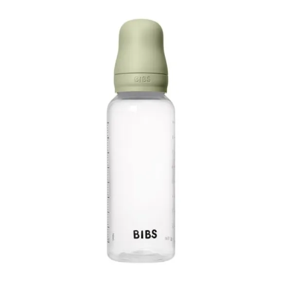 Bibs Fles - Medium Flow - 270 ml - Silicone - Blush - Ronde Speen