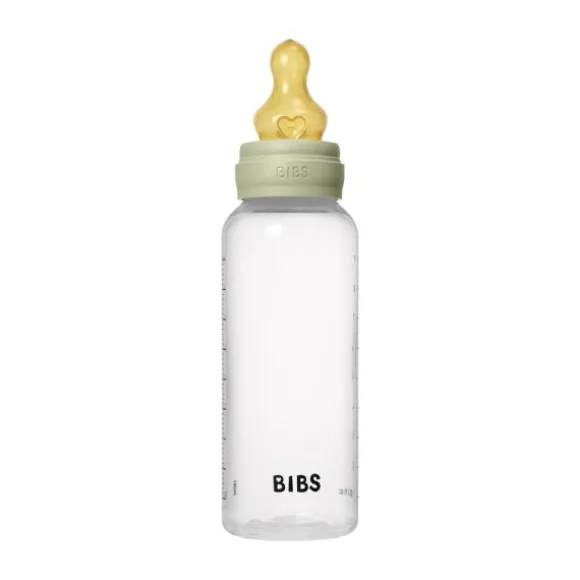 Bibs Fles - Medium Flow - 270 ml - Latex - Sage - Ronde Speen