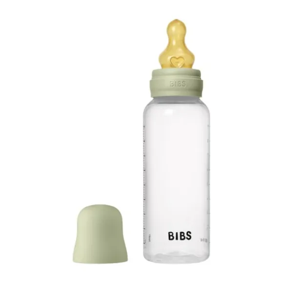 Bibs Fles - Medium Flow - 270 ml - Latex - Sage - Ronde Speen