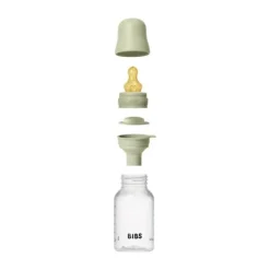 Bibs Fles - Slow Flow - 150 ml - Latex - Ivory - Ronde Speen