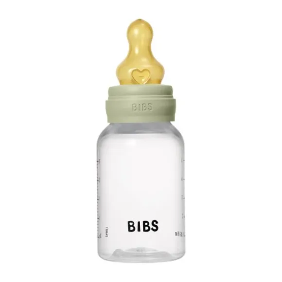 Bibs Fles - Slow Flow - 150 ml - Latex - Ivory - Ronde Speen