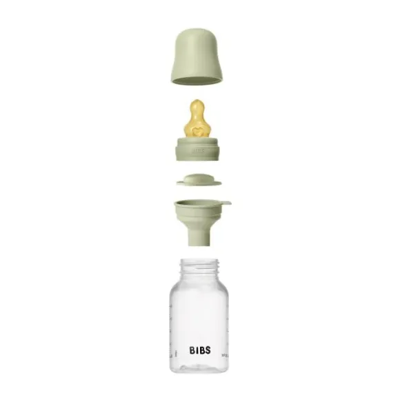 Bibs Fles - Slow Flow - 150 ml - Latex - Ivory - Ronde Speen