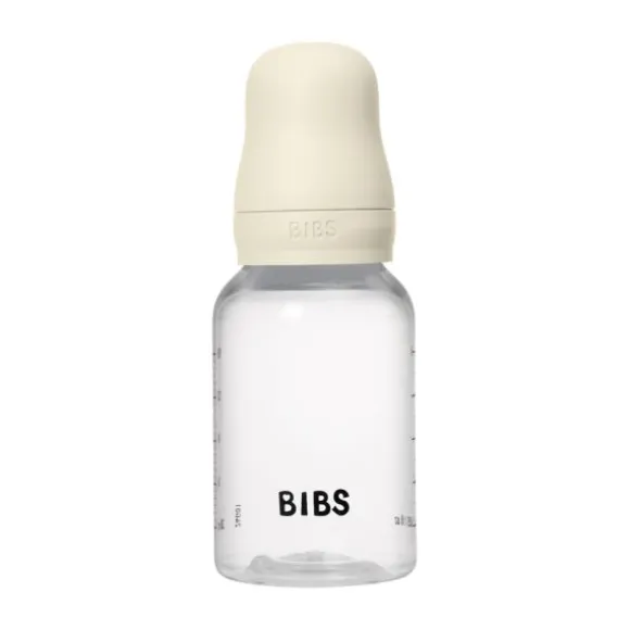Bibs Fles - Slow Flow - 150 ml - Latex - Ivory - Ronde Speen