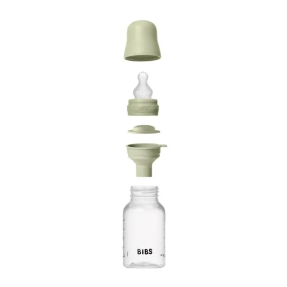 Bibs Fles - Slow Flow - 150 ml - Silicone - Sage