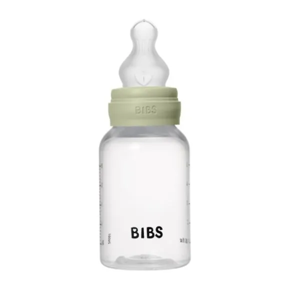 Bibs Fles - Slow Flow - 150 ml - Silicone - Sage