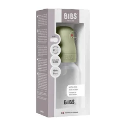 Bibs Fles - Slow Flow - 150 ml - Silicone - Sage