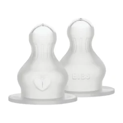 BIBS Flesspeen Rond - Fast Flow - 2 Pack - Silicone