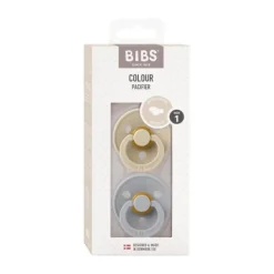Bibs Fopspeen Latex Anatomical 0-6mnd Sage / Hunter Green (2-Pack)