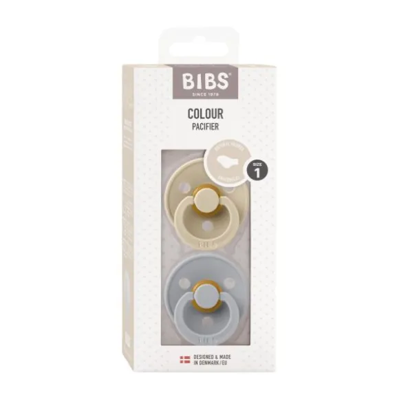 Bibs Fopspeen Latex Anatomical 0-6mnd Sage / Hunter Green (2-Pack)