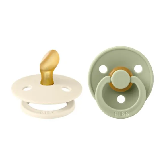 Bibs Fopspeen Latex Anatomical 0-6mnd Sage / Hunter Green (2-Pack)
