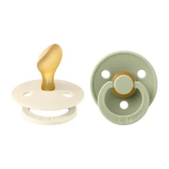 Bibs Fopspeen Latex Anatomical 0-6mnd Sage / Hunter Green (2-Pack)