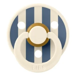 Bibs Fopspeen Latex Studio Pin Ivory Steel Blue Mix Size 1 (2-Pack)