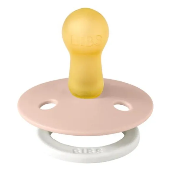 Bibs Fopspeen Latex Symmetric 0-6mnd Glow Blush / Vanilla (2-Pack)