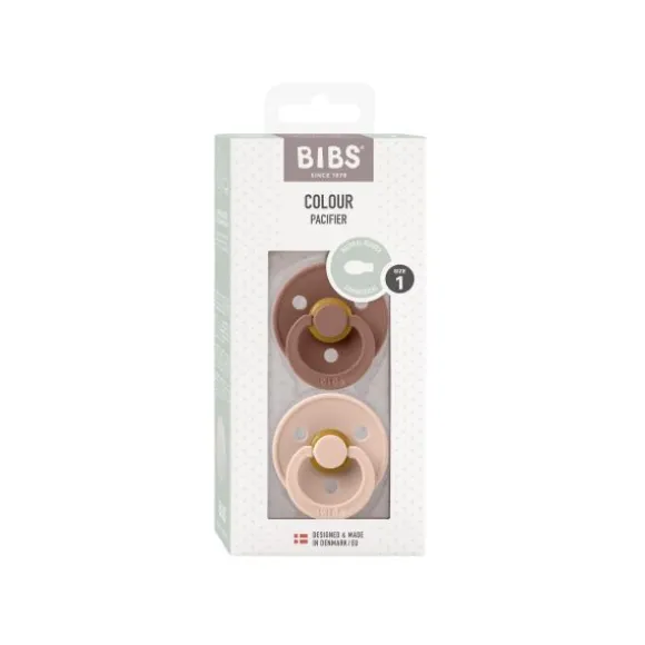 Bibs Fopspeen Latex Symmetrical Ivory / Sage Size 2 (2-Pack)