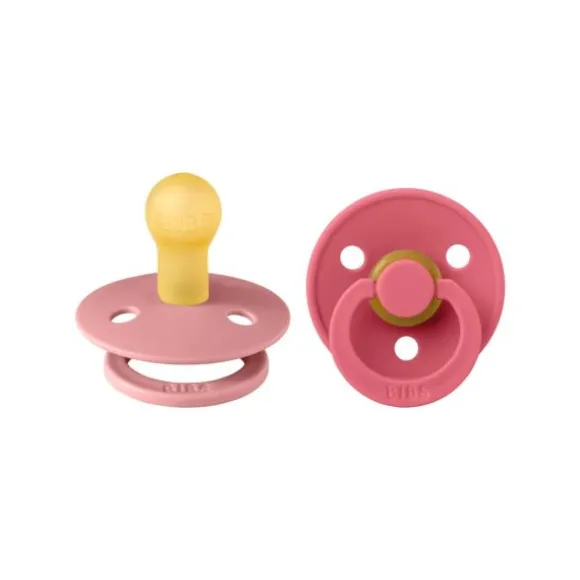 Bibs Fopspeen Round 0-6mnd Dark Oak/Ivory (2 stuks)