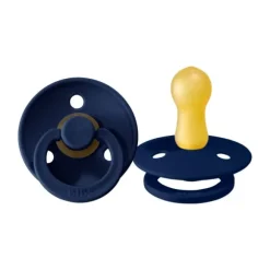 Bibs Fopspeen Round 0-6mnd Dark Oak/Ivory (2 stuks)