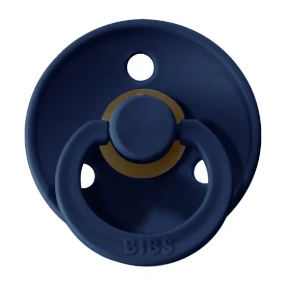 Bibs Fopspeen Round 0-6mnd Dark Oak/Ivory (2 stuks)