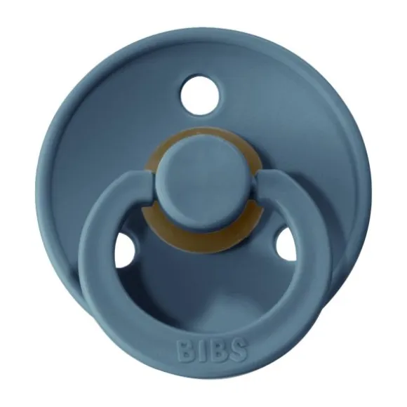 Bibs Fopspeen Round 0-6mnd Dark Oak/Ivory (2 stuks)