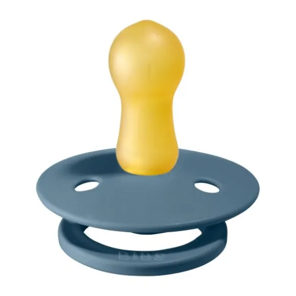 Bibs Fopspeen Round 0-6mnd Dark Oak/Ivory (2 stuks)