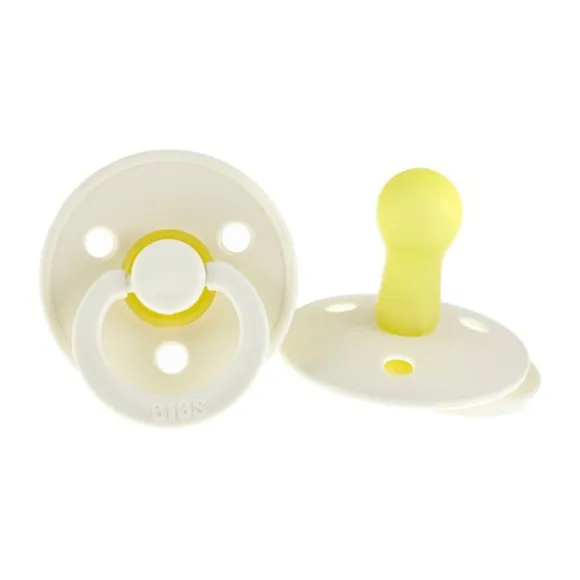 Bibs Fopspeen Round 0-6mnd Vanilla