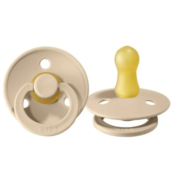 Bibs Fopspeen Round 0-6mnd Vanilla