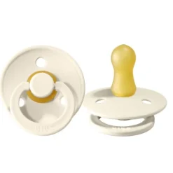 Bibs Fopspeen Round 0-6mnd Vanilla