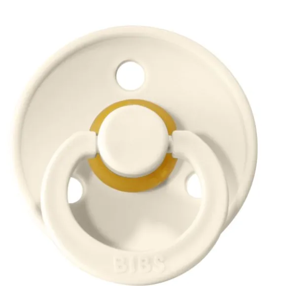 Bibs Fopspeen Round 0-6mnd Vanilla