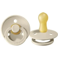 Bibs Fopspeen Round 0-6mnd Vanilla