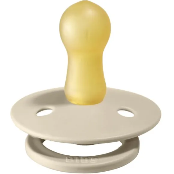 Bibs Fopspeen Round 0-6mnd Vanilla