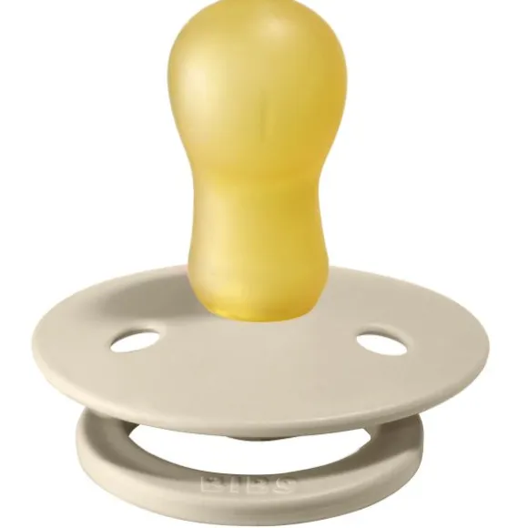 Bibs Fopspeen Round 0-6mnd Vanilla