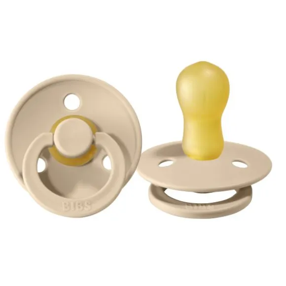 Bibs Fopspeen Round 0-6mnd Vanilla