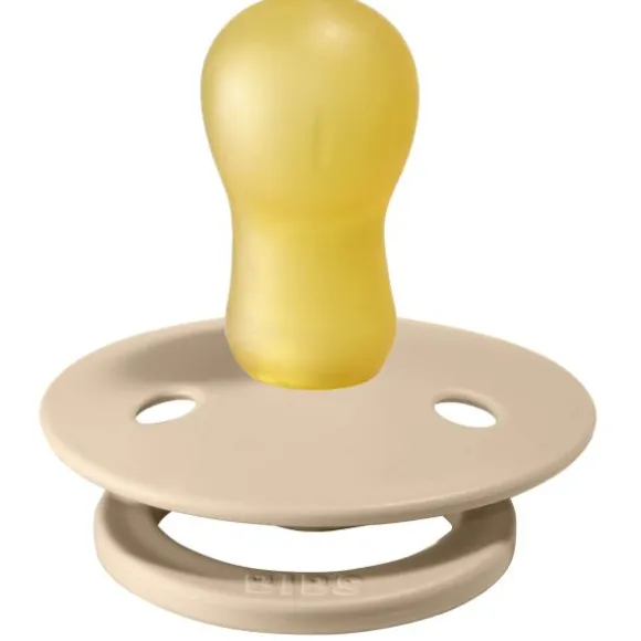 Bibs Fopspeen Round 0-6mnd Vanilla