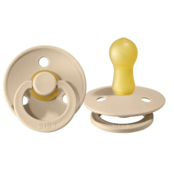 Bibs Fopspeen Round 0-6mnd Vanilla