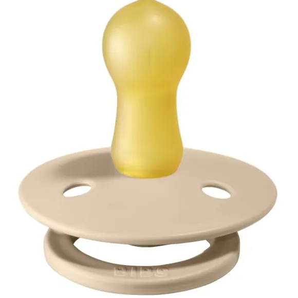 Bibs Fopspeen Round 0-6mnd Vanilla