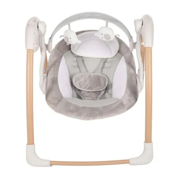 Bo Jungle B-Portable Swing Dolphy Wood Pure White