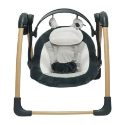 Bo Jungle Dolphy Wood Portable Swing - Shady Grey