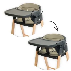 Bo jungle Grow With Me High Chair - Pure White