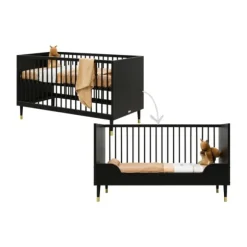 Bopita Bedbank 70-140 Chloë Mat Zwart