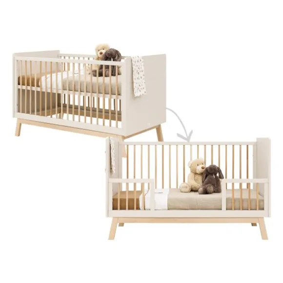 Bopita Bedbank 70 x 140 Lines Dune / Naturel