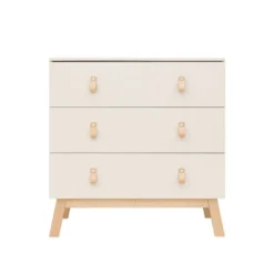 Bopita Meegroeibed 70 x 140 cm - Commode - Lines - Dune / Natural